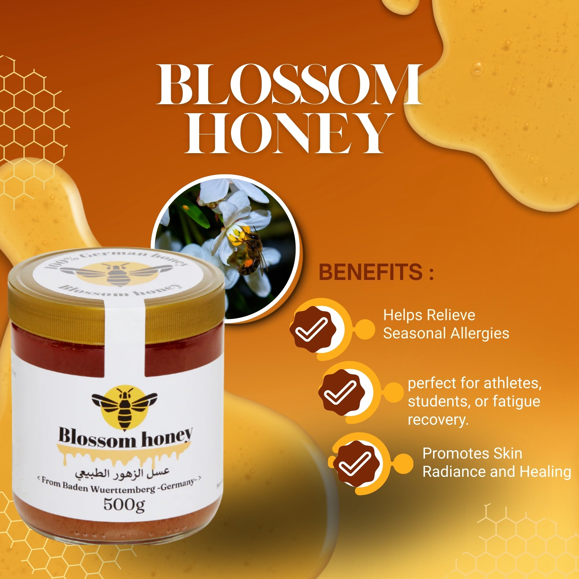 Natural Blossom Honey